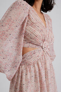 Fiora cut-out chiffon mini dress